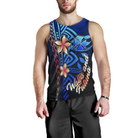 Wallis and Futuna Men's Tank Top - Vintage Tribal Mountain - Polynesian Pride