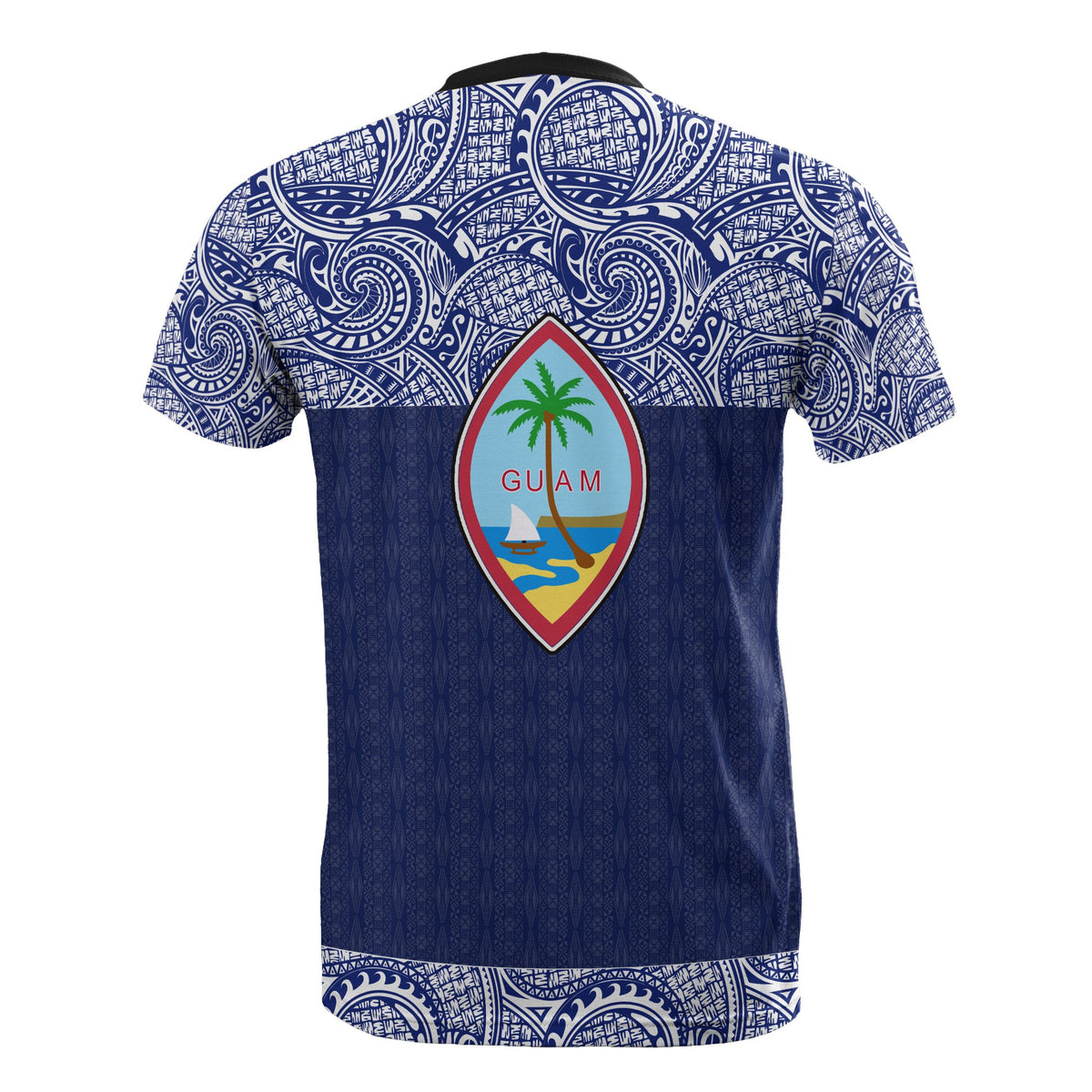 Guam T Shirt Guam Flag Polynesian Tattoo Style - Polynesian Pride