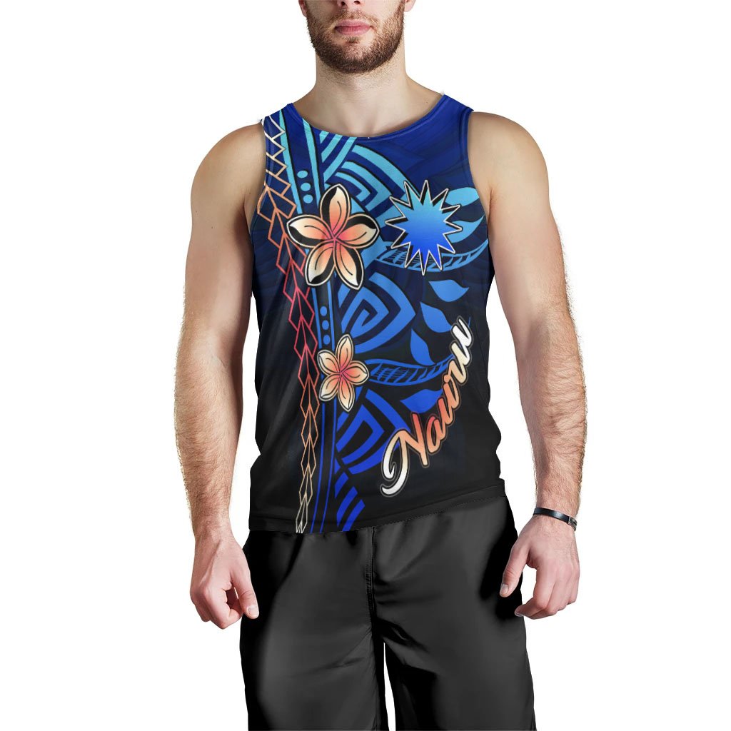 Nauru Men's Tank Top - Vintage Tribal Mountain - Polynesian Pride