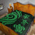 Fiji Polynesian Premium Quilt - Green Tentacle Turtle - Polynesian Pride