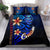 Guam Bedding Set - Vintage Tribal Mountain Blue - Polynesian Pride