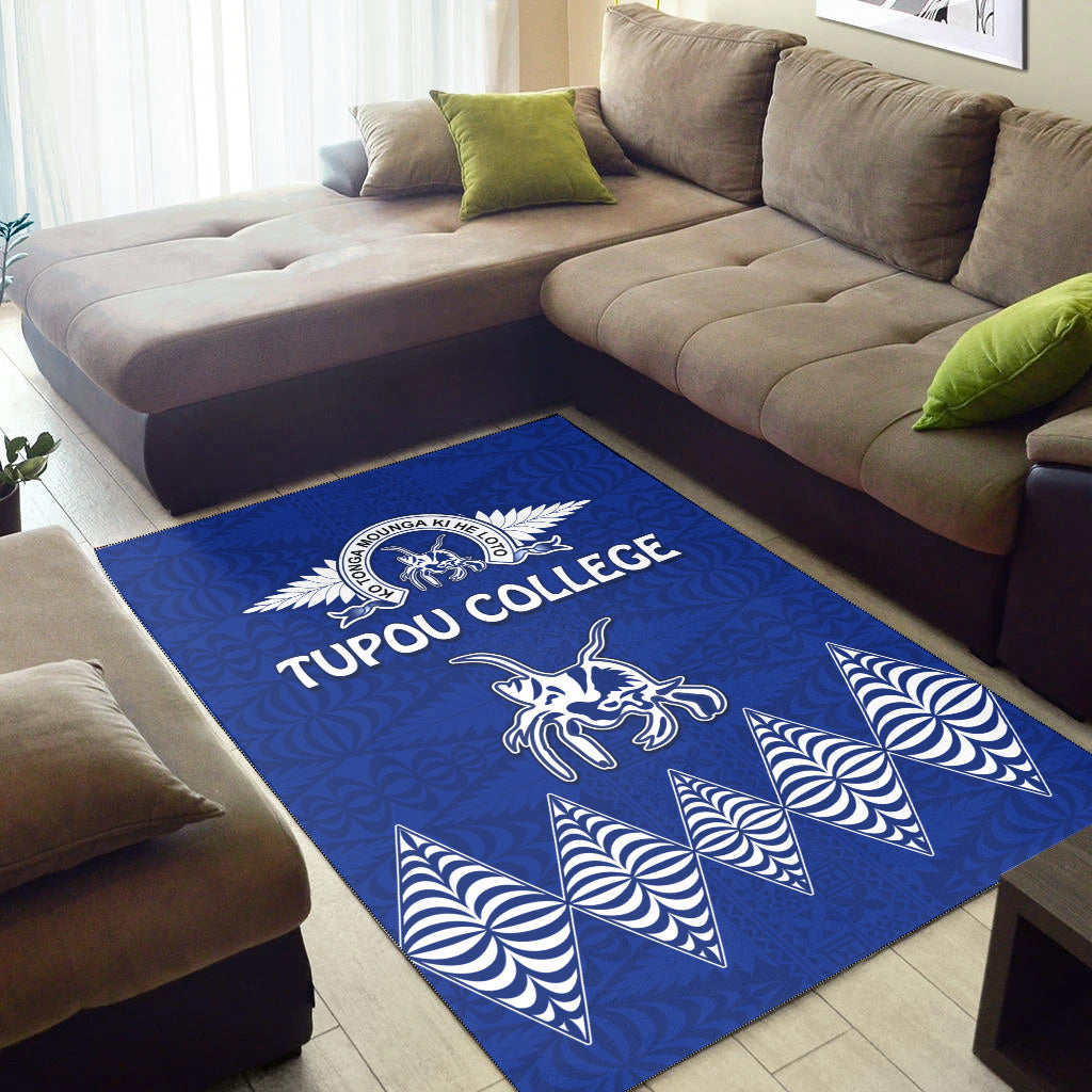 Tupou College Area Rug Always Proud of Old Boys Toloa Ver.01 LT13 - Polynesian Pride