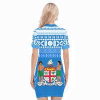 Bula Fiji Polo Dress Tapa Pattern LT13 - Polynesian Pride