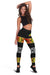 The Hunters PNG Women Leggings Papua New Guinea Hunters Rugby LT13 Black - Polynesian Pride