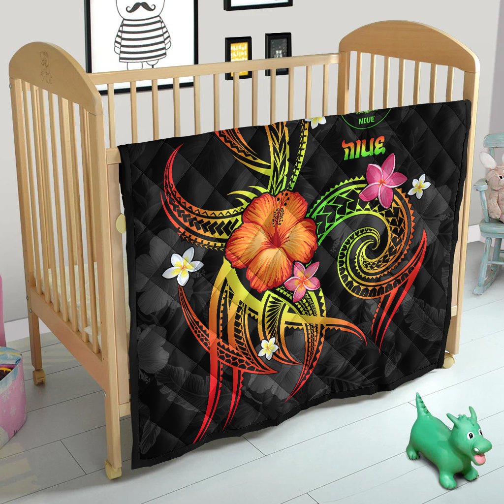 Niue Polynesian Premium Quilt - Legend of Niue (Reggae) - Polynesian Pride