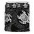 Hawaiian Turtle Polynesian Bedding Set White Black - Polynesian Pride