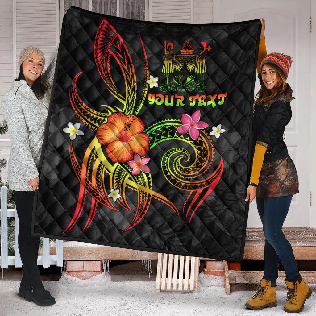 Fiji Polynesian Personalised Premium Quilt - Legend of Fiji (Reggae) - Polynesian Pride