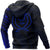 Pohnpei Hoodie Pohnpei Flag Polynesian Tattoo Style Blue - Polynesian Pride