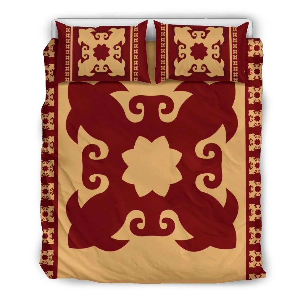 Hawaiian Quilt Pattern Fish Polynesian Bedding Set Black - Polynesian Pride