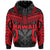 Hawaii Polynesian Tribal Kanaka Maoli Hoodie Red Mark Style - Polynesian Pride