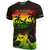 Tahiti T Shirt Tahiti Islands Coat of Arms Sunset Reggae T Shirt A0 - Polynesian Pride