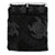 Hawaiian Turtle Polynesian Bedding Set Grey Black - Polynesian Pride