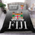 Fiji Bedding Sets - Fijian patterns ver2 Black - LT20 Blue - Polynesian Pride