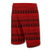 Hawaii Polynesian Tattoo Tribal Board Shorts Red - Polynesian Pride