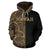 Polynesian Pride Hoodie Polynesian Madame Pele Kanaka Hawaii Zip Hoodie The Half Gold - Polynesian Pride