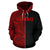 Polynesian Pride Hoodie Polynesian Madame Pele Kanaka Hawaii Zip Hoodie The Half Red - Polynesian Pride