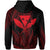 Polynesian Pride Hoodie Hawaii King Polynesian Hoodie Zip up Durk Style Red - Polynesian Pride