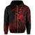 Polynesian Pride Hoodie Hawaii King Polynesian Hoodie Zip up Durk Style Red - Polynesian Pride