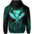 Polynesian Pride Hoodie Hawaii King Polynesian Hoodie Zip up Durk Style Turquoise - Polynesian Pride