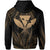 Polynesian Pride Hoodie Hawaii King Polynesian Hoodie Zip up Durk Style Gold - Polynesian Pride