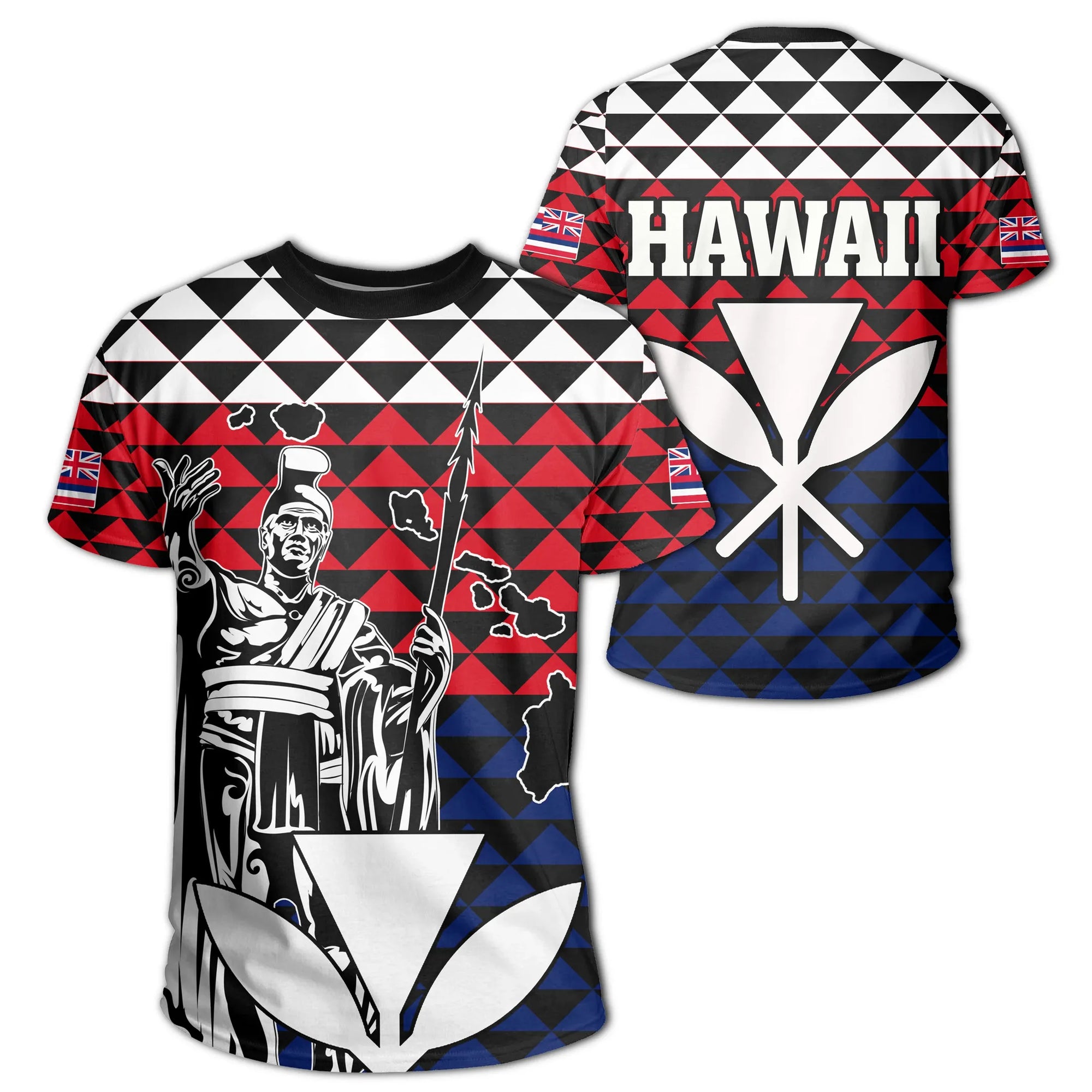 Polynesian Pride Tee Hawaii King Kakau T shirt - Polynesian Pride