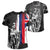 Polynesian Pride Tee Hawaii King Flag Polynesian T shirt Gray - Polynesian Pride