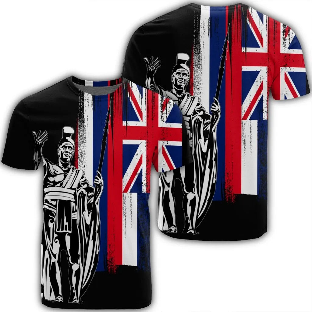 Polynesian Pride Tee Hawaiian Hawaii King Flag T shirt - Polynesian Pride