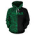 Polynesian Pride Hoodie Polynesian Madame Pele Kanaka Maoli Hawaii Hoodie The Half Green - Polynesian Pride