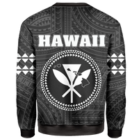 Polynesian Pride Shirt - Hawaii King Kanaka Kakau Sweat Shirt - Polynesian Pride