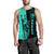 Polynesian Pride Clothing - Hawaii King Polynesian Men's Tank Top - Lawla Style Turquoise - Polynesian Pride