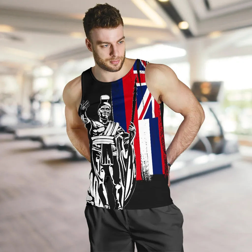 Polynesian Pride Clothing - Hawaii King Flag Tank Top - Polynesian Pride