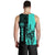 Polynesian Pride Clothing - Hawaii King Polynesian Men's Tank Top - Lawla Style Turquoise - Polynesian Pride