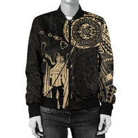 Polynesian Pride Jacket - Bomber Jacket Hawaii King Kanaka Maoli - Tattoo Style - Polynesian Pride
