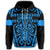 Polynesian Pride Hoodie Chuuk Hoodie Chuukese Mask Zip Hoodie Unisex Blue - Polynesian Pride