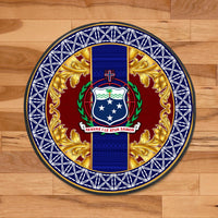 Polynesian Pride Home Set - Samoa Royal Style Round Carpet - Polynesian Pride