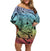 Polynesian Pride Dress - Special Polynesia Tattoo Reggae Off Shoulder Short Dress Women Reggae - Polynesian Pride