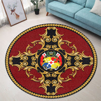 Polynesian Pride Home Set - Tonga Polynesian Vintage Round Carpet - Polynesian Pride