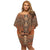 Polynesian Pride Dress - Tonga Ngatu Pattern Off Shoulder Short Dress - Polynesian Pride