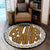 Polynesian Pride Fiji Home Set - Bula Vinaka Round Carpet Round Carpet Brown - Polynesian Pride