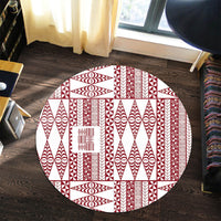 Polynesian Pride Home Set - Tonga Pattern Round Carpet - Polynesian Pride