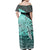 Polynesian Pride Dress - Hawaii Hibiscus Wale Polynesian Off Shoulder Long Dress - Polynesian Pride