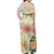 Polynesian Pride Dress - Hawaii Polynesian Flowers Swimming Turtles Off Shoulder Long Dress - Polynesian Pride