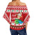 Hawaii Clothing - Mele Kalikimaka Hawaii Christmas Off Shoulder Wrap Waist Top - Polynesian Pride