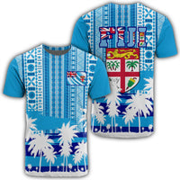 Polynesian Pride Fiji T Shirt Fijian Tapa Flag T Shirt - Polynesian Pride