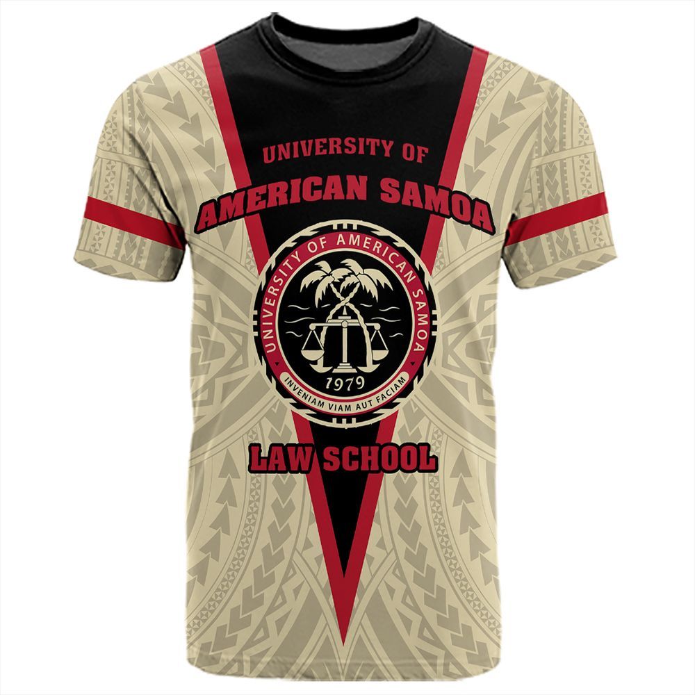 Samoan T Shirt American Samoa Law School T Shirt Unisex Beige - Polynesian Pride