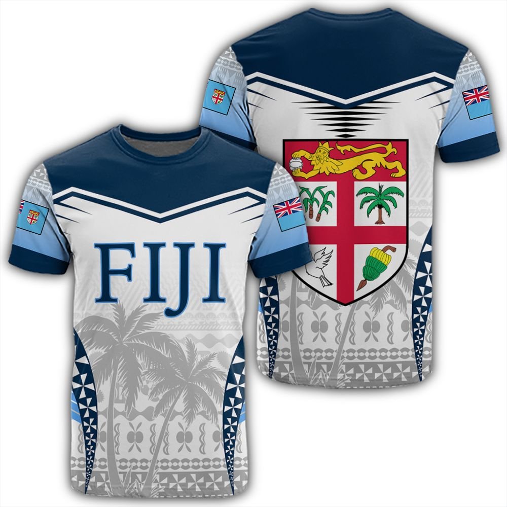 Polynesian Pride T Shirt Fiji T Shirt Tapa Pattern Sport Snakin Style Unisex White - Polynesian Pride