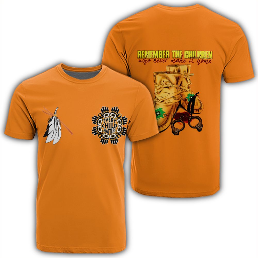 Polynesian Pride Orange Shirt Day T Shirt Every Child Matters Never Make It Home T Shirt - Polynesian Pride