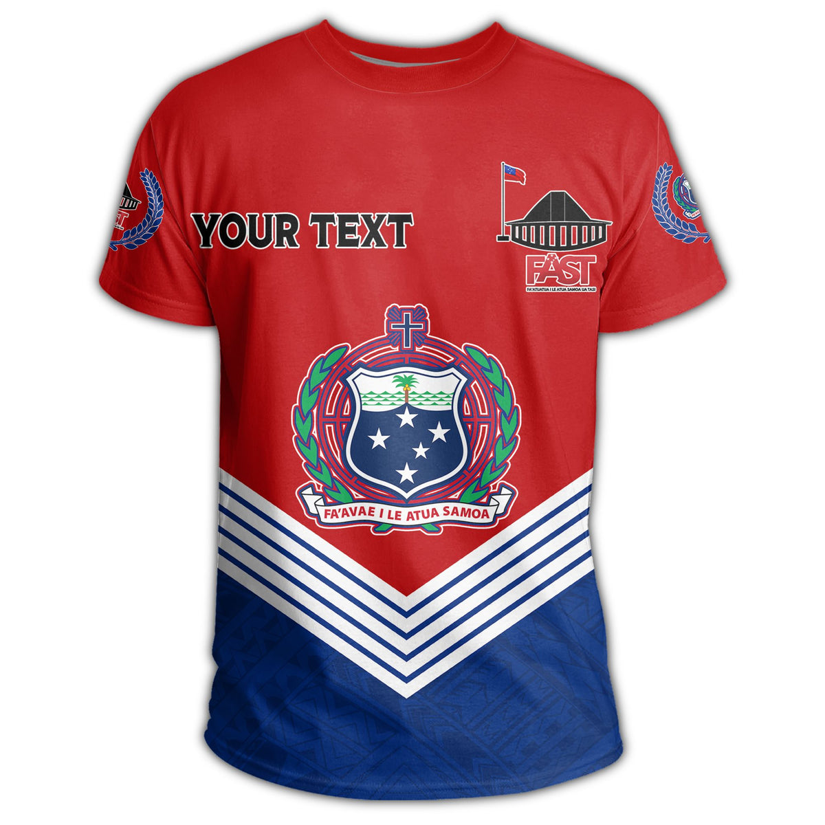 Polynesian Pride Samoan T Shirt Personalized Vote Samoa FAST T Shirt - Polynesian Pride