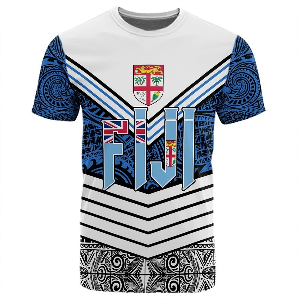 Polynesian Pride T Shirt Fiji T Shirt Tapa Lauhala Rugby Scrum Style - Polynesian Pride