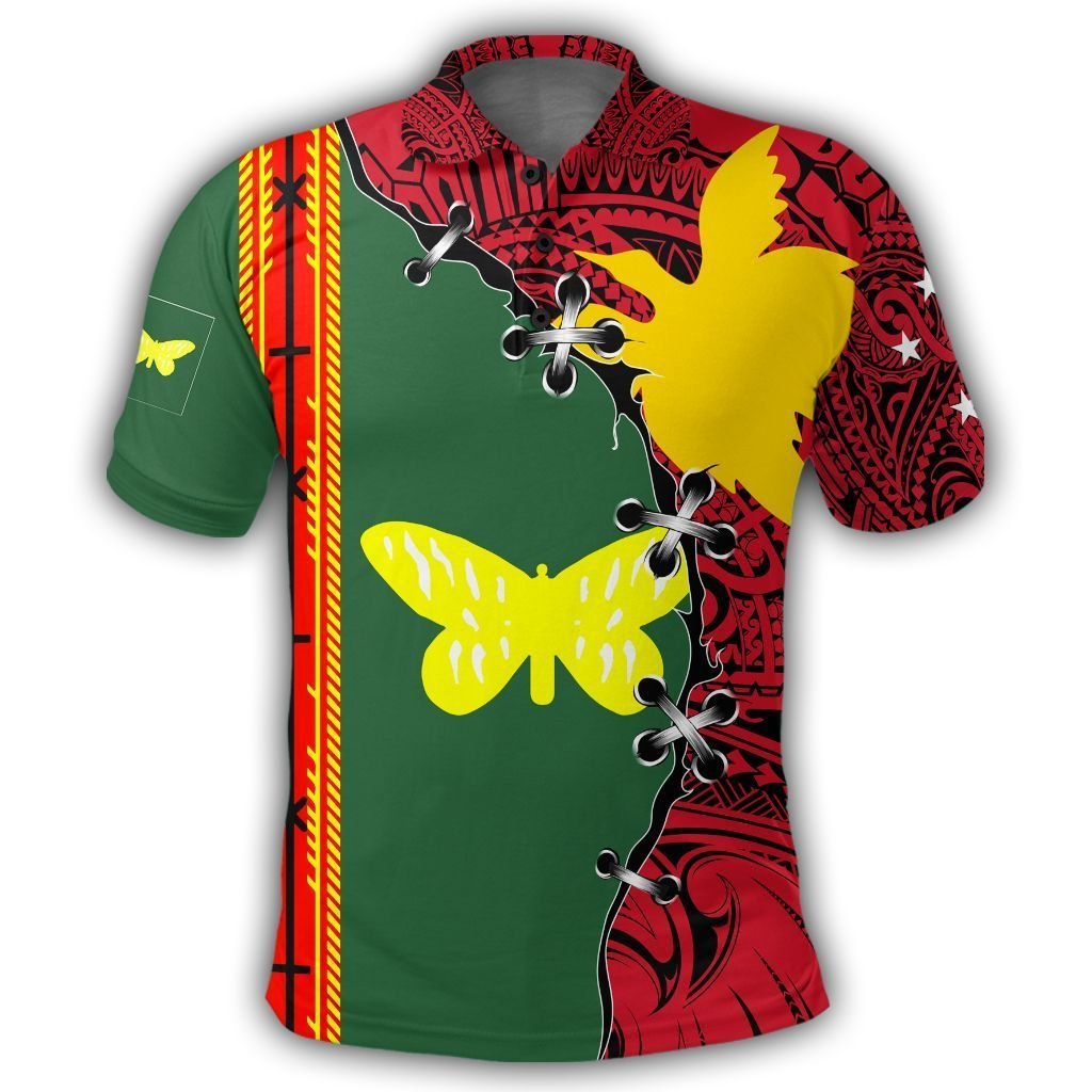 Polynesian Pride Apparel Oro Polo Shirt PNG Suture Style Unisex Red - Polynesian Pride